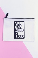 less is more pouch big